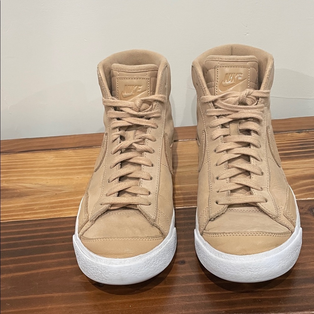 Nike Women's Blazer Mid Premium Sneakers ‘Vachetta Tan' DQ7572-200 Size 9 - Picture 7 of 16
